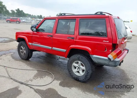 2000 Jeep Cherokee Sport из США, поврежденный, VIN 1J4FF48SXYL229652